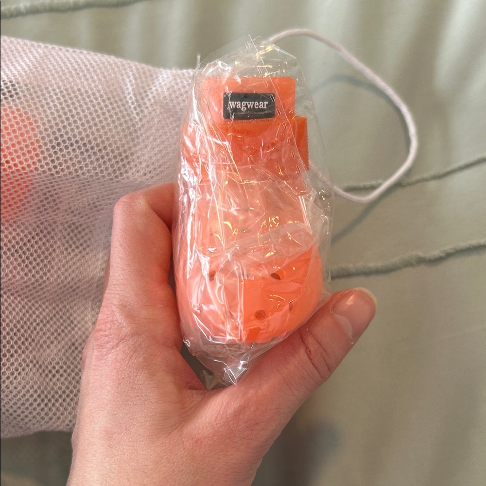 Wagwear Orange Dog Booties XXSH